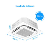 Ar Condicionado Cassete Plus Inverter - 36.000 BTU/H Frio 220V thumbnail