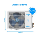 Ar Condicionado Cassete 1 Via One Air Inverter Wi-fi - 12.000 BTU/H Quente e Frio 220V thumbnail
